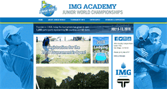 Desktop Screenshot of juniorworldgolf.com